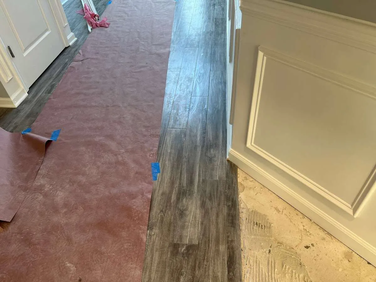 Completed marble shower restoration in Berea